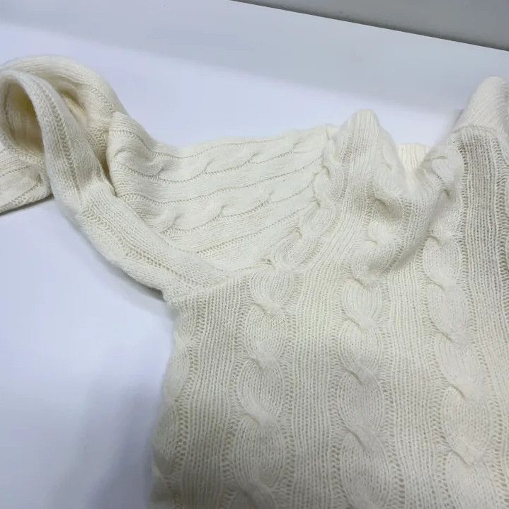 Polo Ralph Lauren Polo Ralph Lauren Men's Cream Half-Zip Sweater Size US XS / EU 42 / 0 - 5 Thumbnail