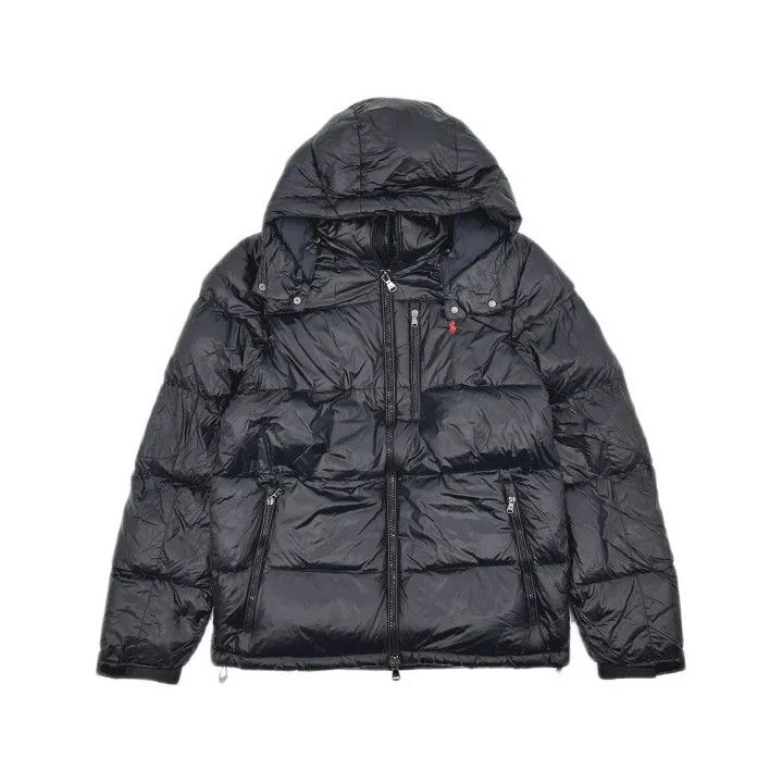 Polo Ralph Lauren Polo Ralph Lauren Men's Solid Stand Collar Down Jacket Size US M / EU 48-50 / 2 - 2 Thumbnail