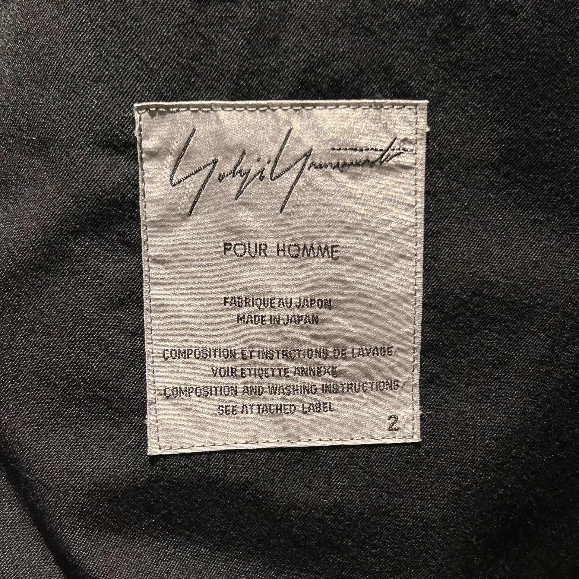 Yohji Yamamoto Black Single-Breasted Blazer Size US M / EU 48-50 / 2 - 6 Thumbnail