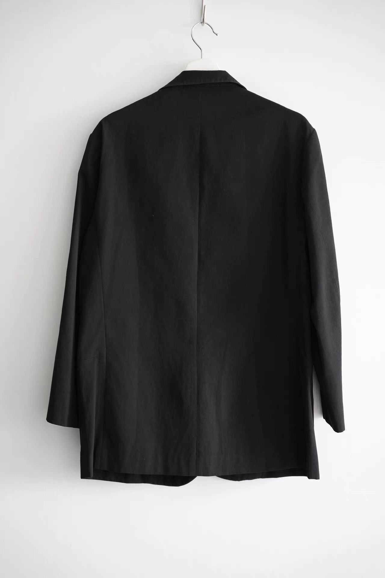 Yohji Yamamoto Black Single-Breasted Blazer Size US M / EU 48-50 / 2 - 2 Thumbnail