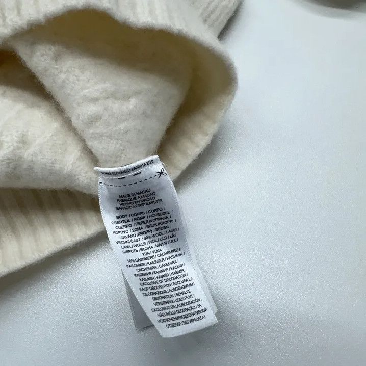 Polo Ralph Lauren Polo Ralph Lauren FW24 Cable-Knit Cream Sweater Size US M / EU 48-50 / 2 - 3 Thumbnail
