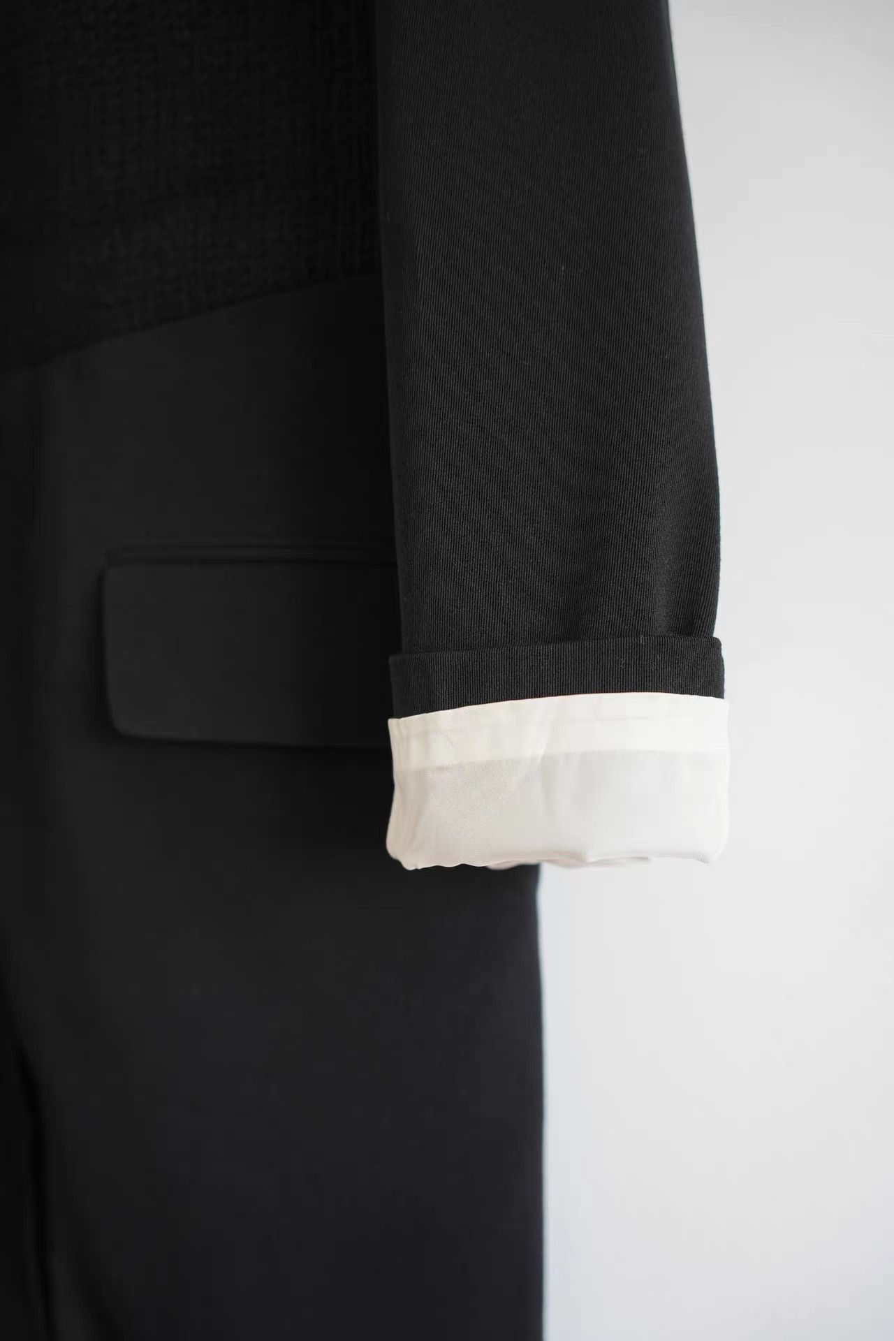 Yohji Yamamoto Black Long Zip-Front Coat with Pockets Size US M / EU 48-50 / 2 - 7 Thumbnail