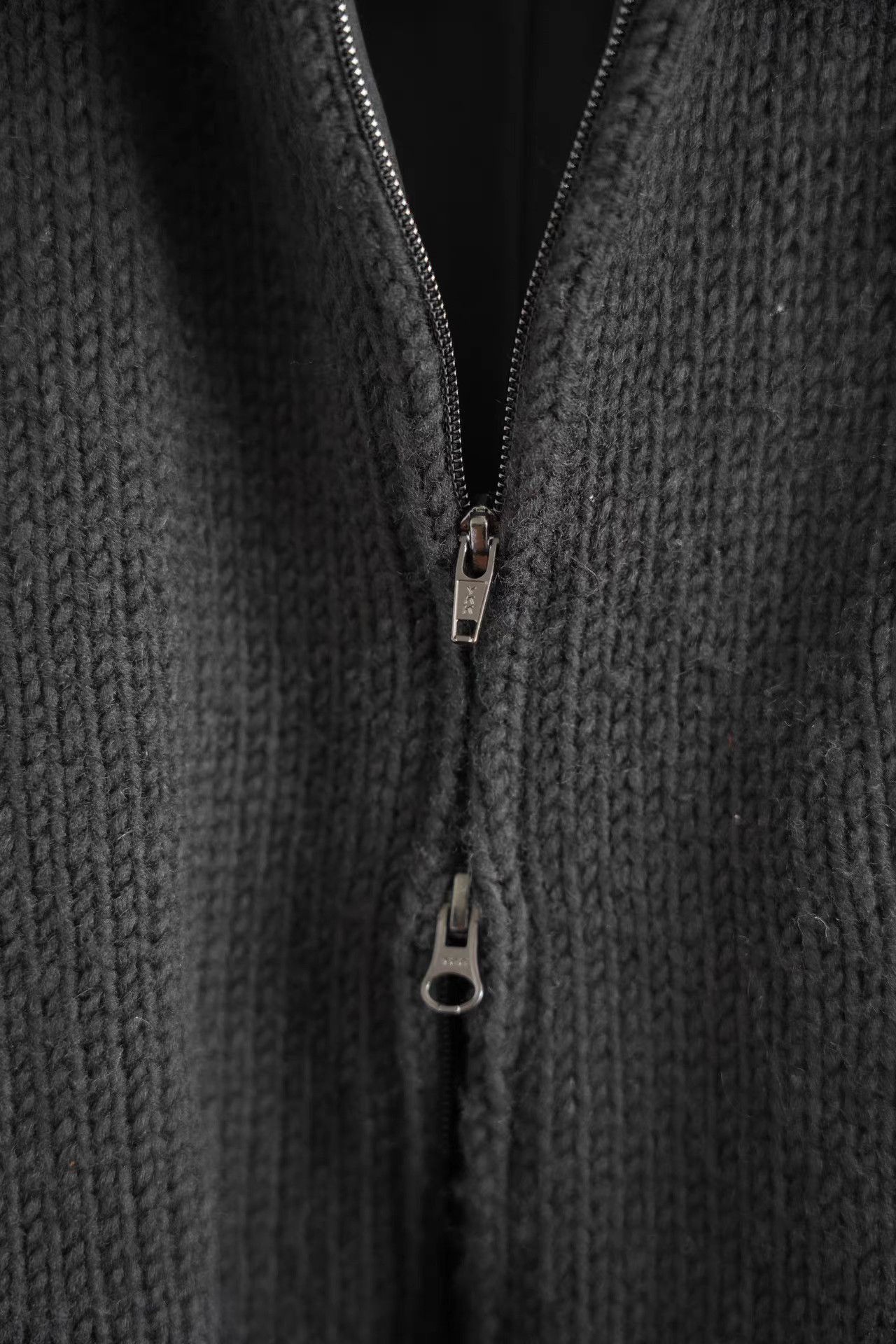 Yohji Yamamoto Black Long Zip-Front Coat with Pockets Size US M / EU 48-50 / 2 - 3 Thumbnail