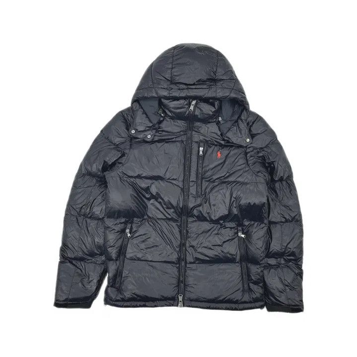 Polo Ralph Lauren Polo Ralph Lauren Men's Black Fitted Down Jacket Size US M / EU 48-50 / 2 - 2 Thumbnail
