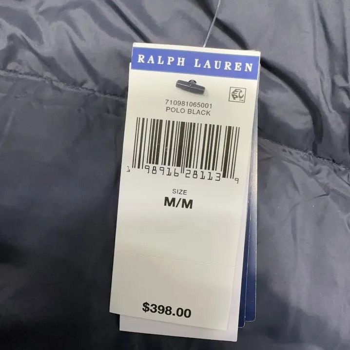 Polo Ralph Lauren Polo Ralph Lauren Men's Black Fitted Down Jacket Size US M / EU 48-50 / 2 - 4 Thumbnail