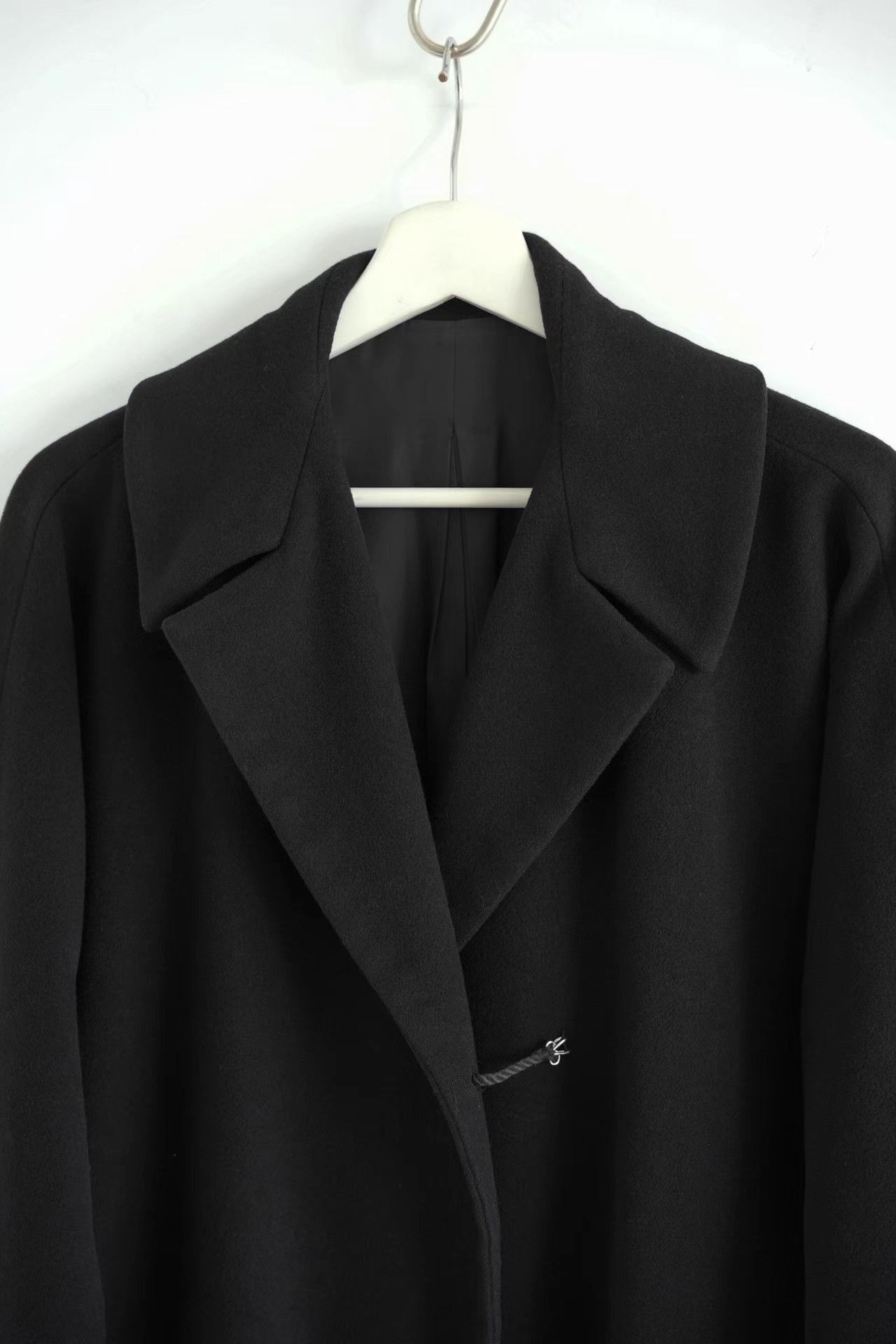 Yohji Yamamoto Black Long Structured Coat - Size M Size US M / EU 48-50 / 2 - 3 Thumbnail