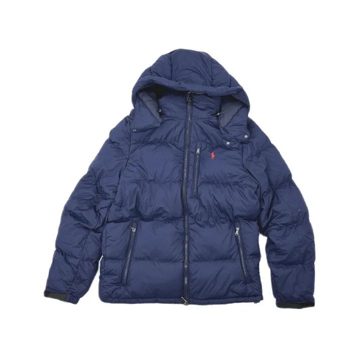 Polo Ralph Lauren Polo Ralph Lauren Down Zip Hooded Embroidered Jacket Size US M / EU 48-50 / 2 - 2 Thumbnail