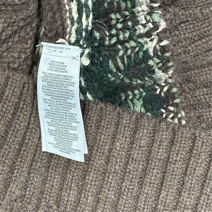 Polo Ralph Lauren Polo Ralph Lauren Geometric Cotton Blend Pullover Sweater Size US S / EU 44-46 / 1 - 4 Thumbnail
