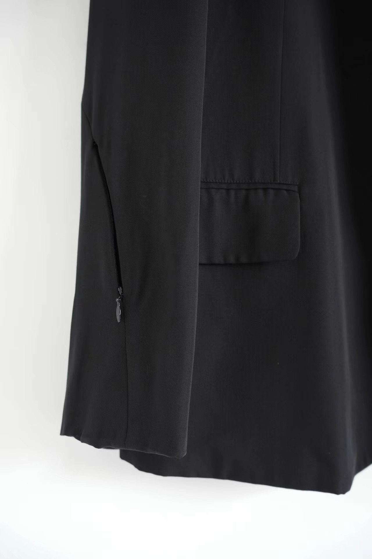 Yohji Yamamoto Black Single-Breasted Blazer Size US S / EU 44-46 / 1 - 4 Thumbnail