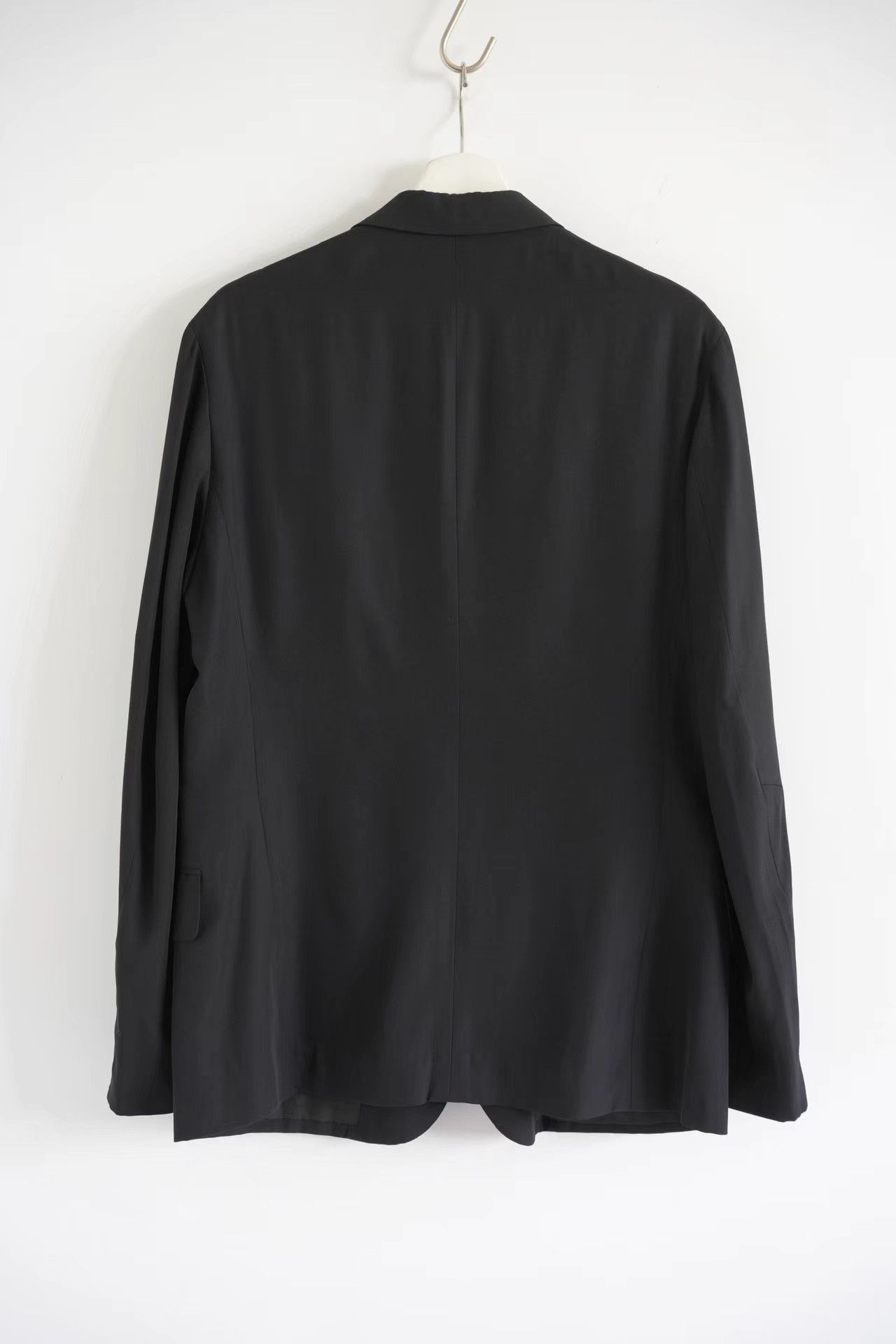 Yohji Yamamoto Black Single-Breasted Blazer Size US S / EU 44-46 / 1 - 2 Thumbnail