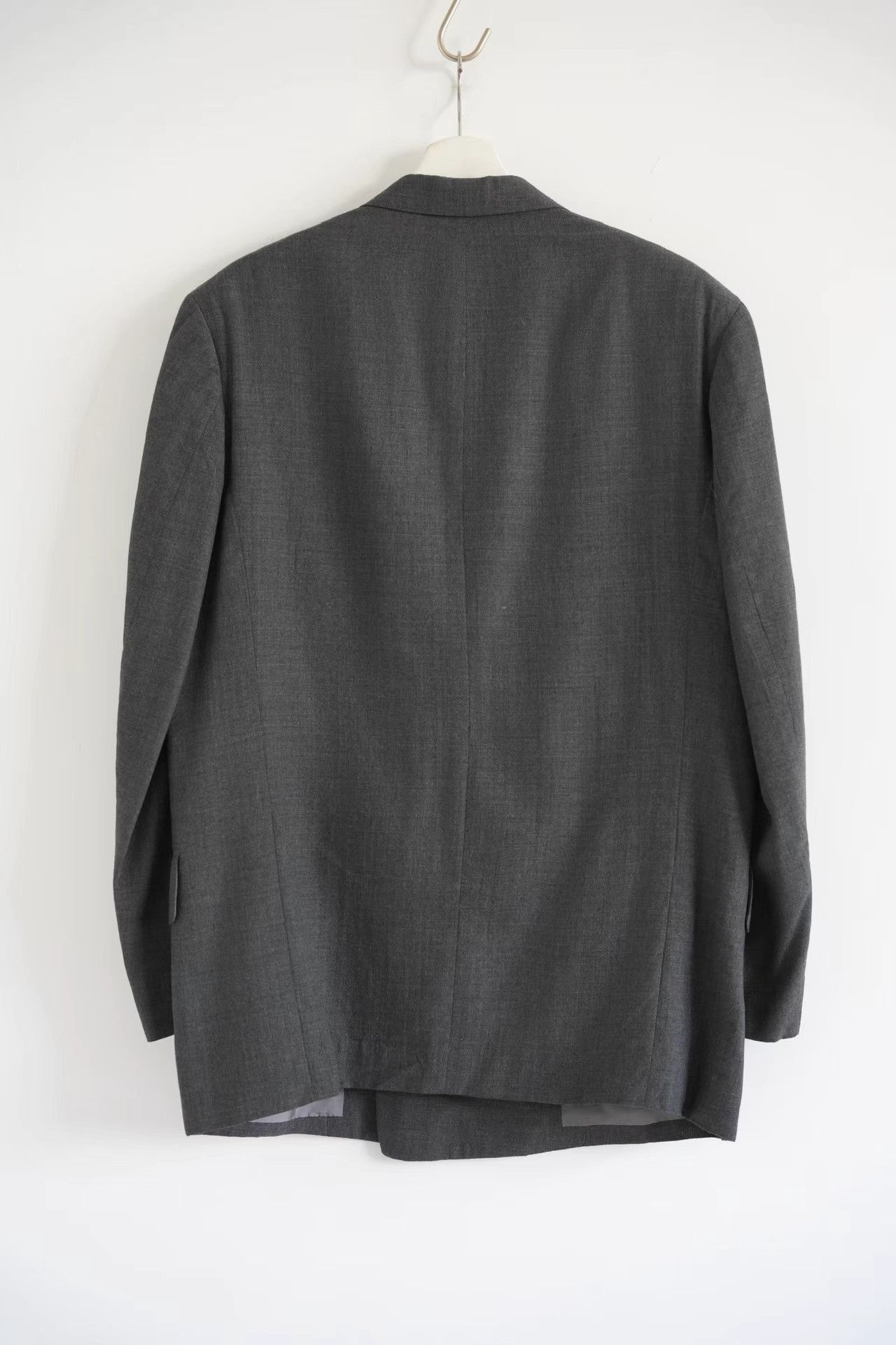 Yohji Yamamoto Gray Double-Breasted Blazer - Size S Size US S / EU 44-46 / 1 - 3 Thumbnail