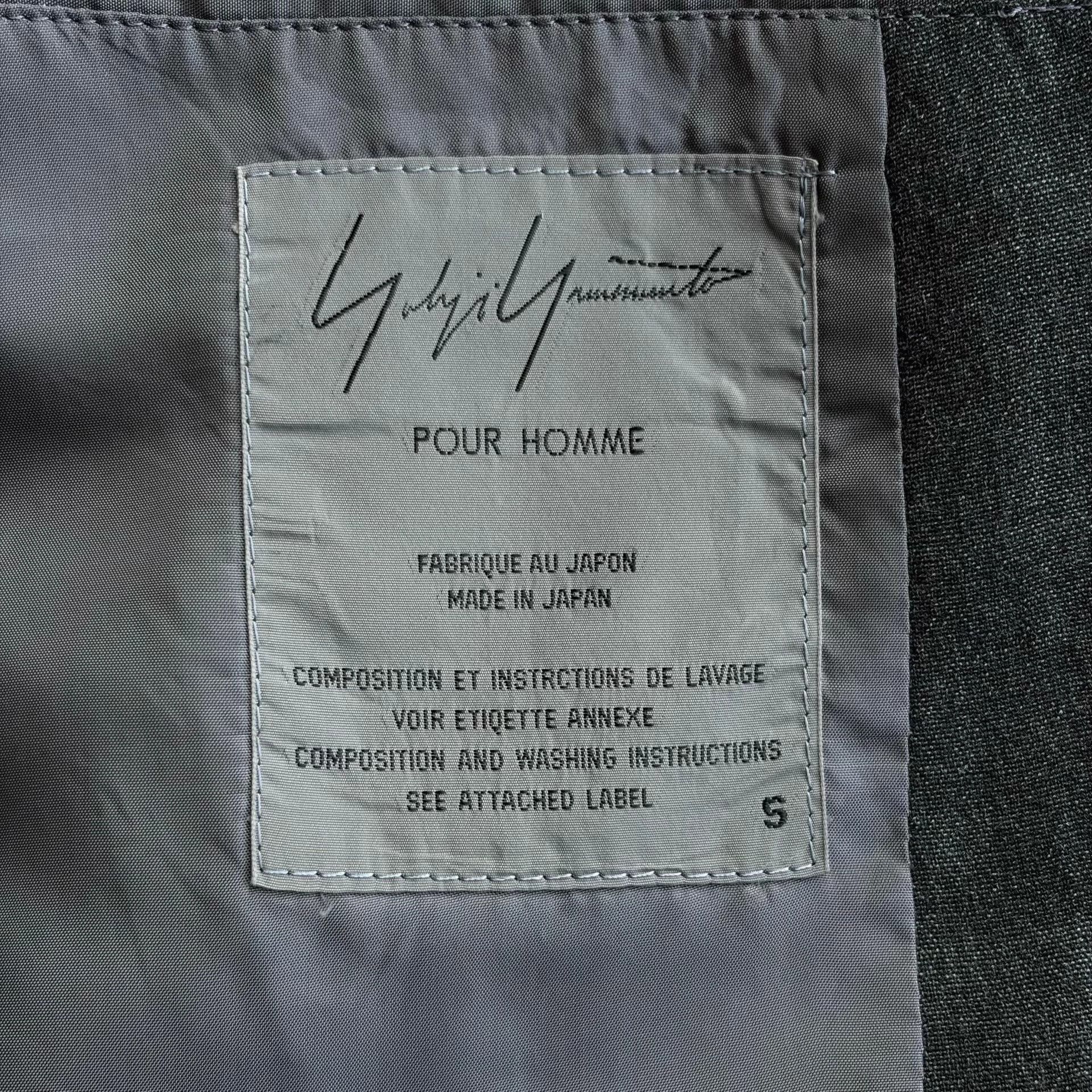 Yohji Yamamoto Gray Double-Breasted Blazer - Size S Size US S / EU 44-46 / 1 - 5 Thumbnail