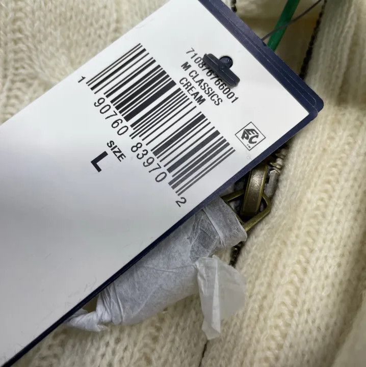 Polo Ralph Lauren Polo Ralph Lauren Men's Cream Cable-Knit Sweater Size US L / EU 52-54 / 3 - 3 Thumbnail