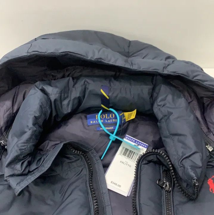 Polo Ralph Lauren Polo Ralph Lauren FW24 Solid Zip Hooded Down Jacket Size US XXL / EU 58 / 5 - 6 Thumbnail