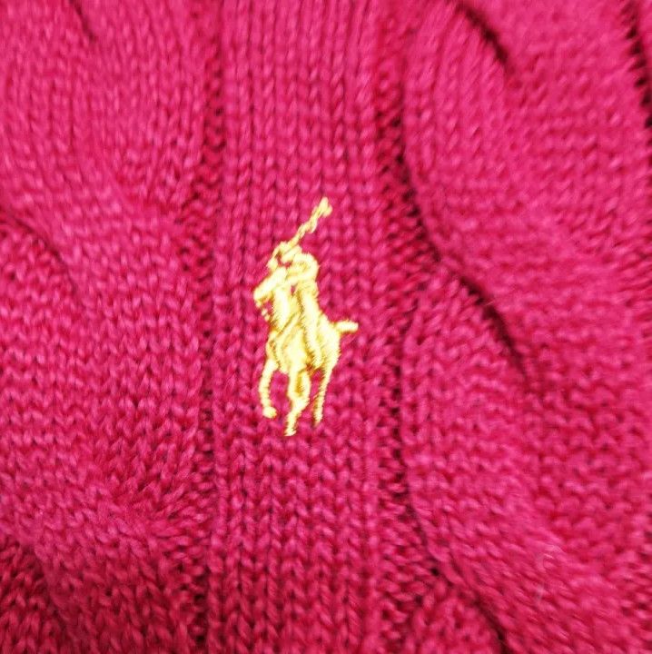 Polo Ralph Lauren Polo Ralph Lauren Pony Embroidery Cable Knit Sweater Size US L / EU 52-54 / 3 - 7 Thumbnail