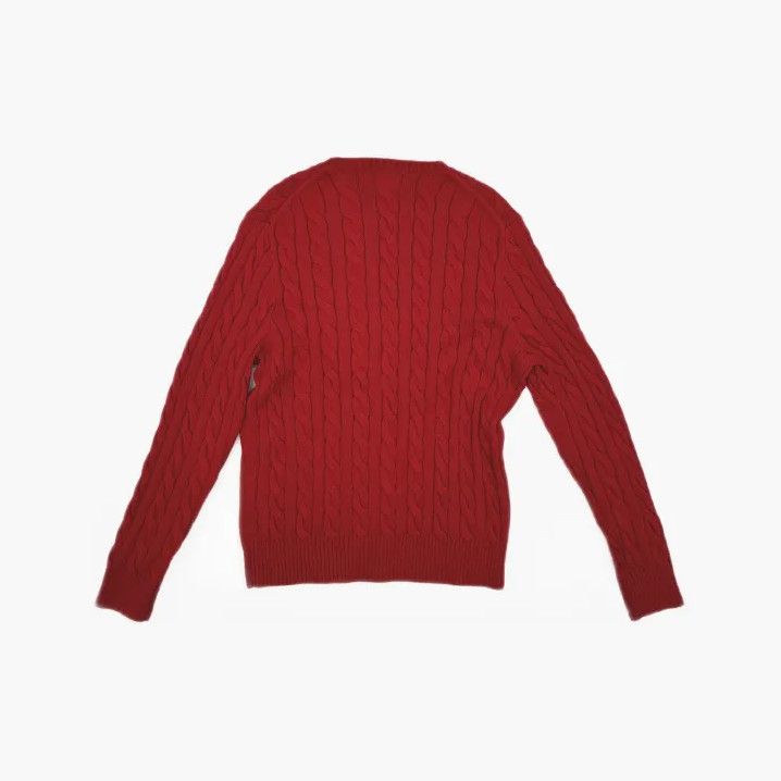 Polo Ralph Lauren Polo Ralph Lauren Pony Embroidery Cable Knit Sweater Size US L / EU 52-54 / 3 - 3 Thumbnail