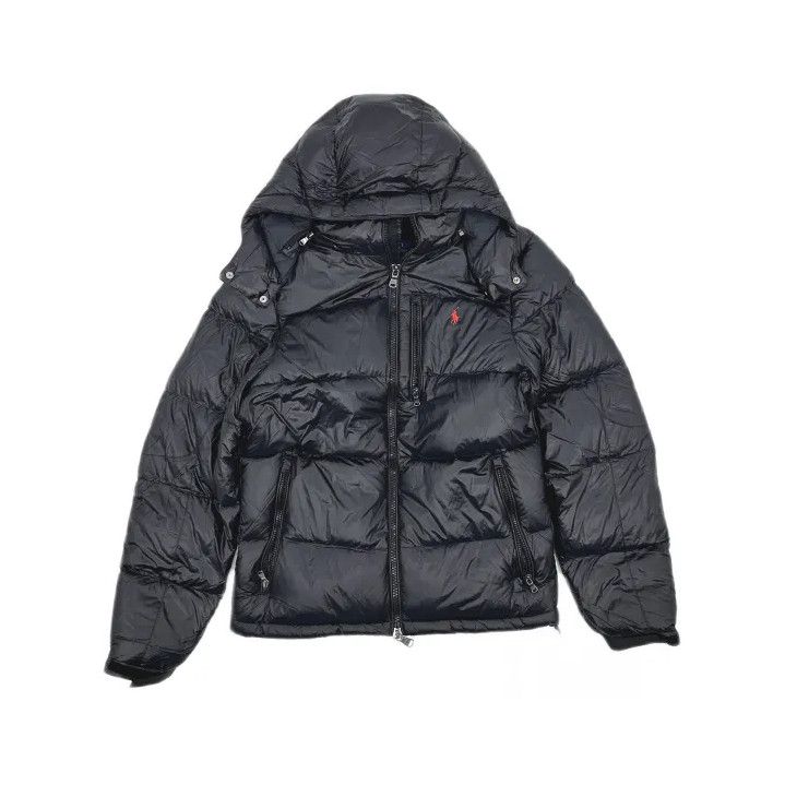Polo Ralph Lauren Polo Ralph Lauren Men's Black Fitted Down Jacket Size US S / EU 44-46 / 1 - 2 Thumbnail