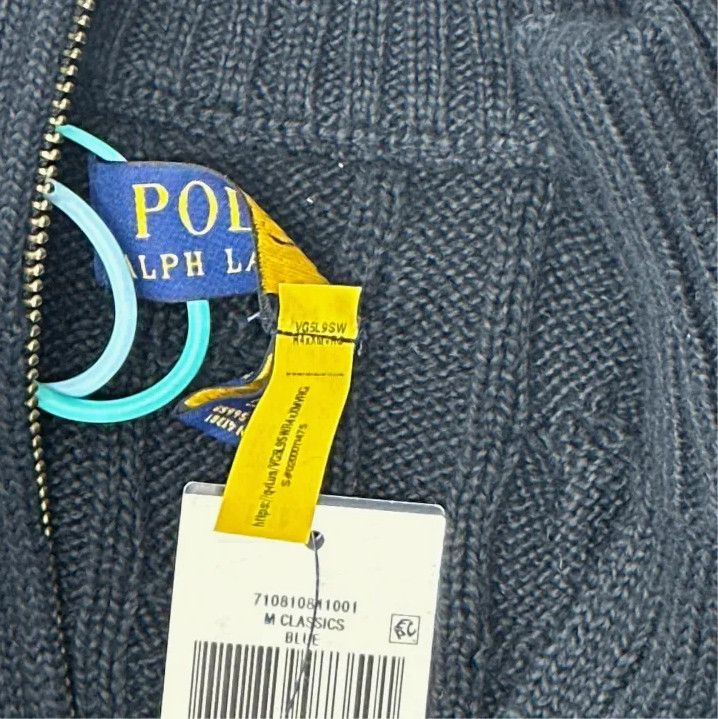 Polo Ralph Lauren Polo Ralph Lauren Embroidered Pony Cable Knit Quarter-Zip Sweater Size US M / EU 48-50 / 2 - 5 Thumbnail