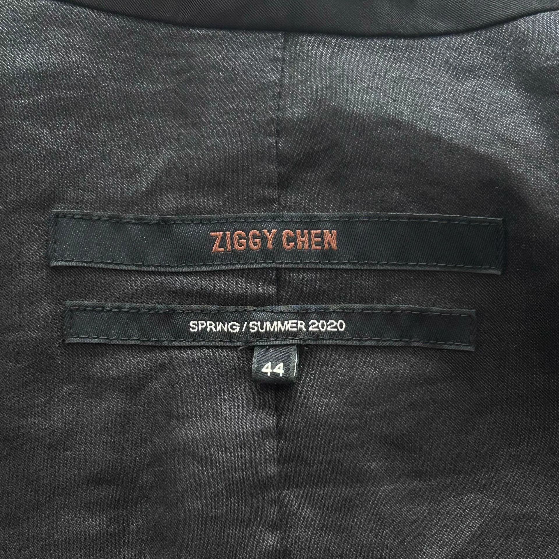 Ziggy Chen Black Layered Light Jacket with Button Closure Size US S / EU 44-46 / 1 - 6 Thumbnail