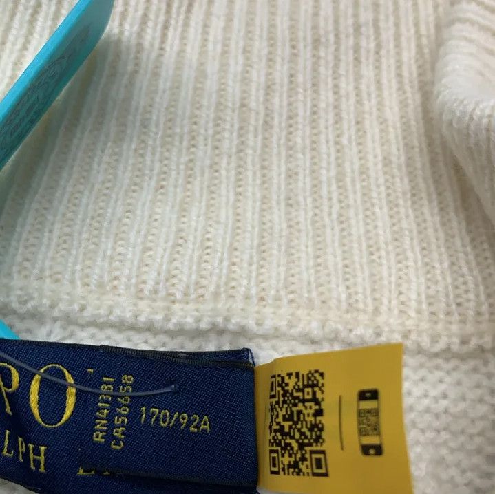 Polo Ralph Lauren Polo Ralph Lauren FW24 Men's Cream Cable-Knit Sweater Size US S / EU 44-46 / 1 - 3 Thumbnail
