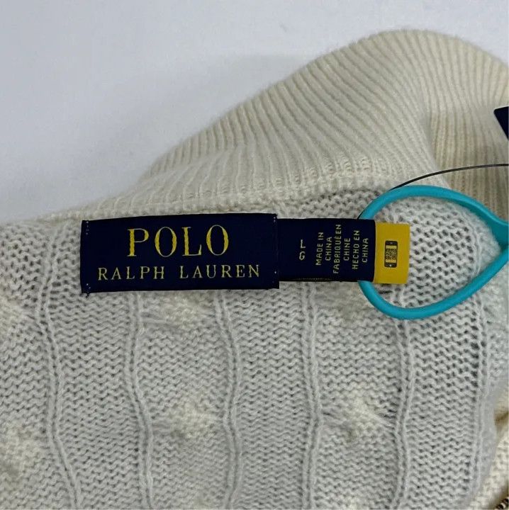 Polo Ralph Lauren Polo Ralph Lauren Men's Solid Cable-Knit Sweater Size US L / EU 52-54 / 3 - 3 Thumbnail