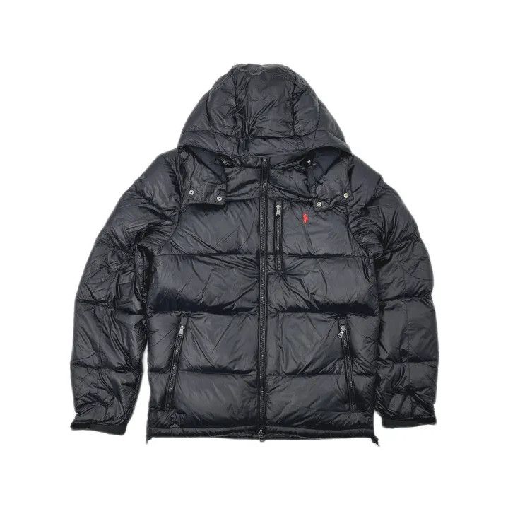 Polo Ralph Lauren Polo Ralph Lauren Men's Black Fitted Down Jacket Size US S / EU 44-46 / 1 - 2 Thumbnail