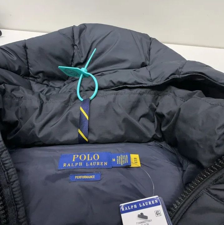 Polo Ralph Lauren Polo Ralph Lauren Men's Solid Zip Hooded Down Jacket Size US M / EU 48-50 / 2 - 2 Thumbnail