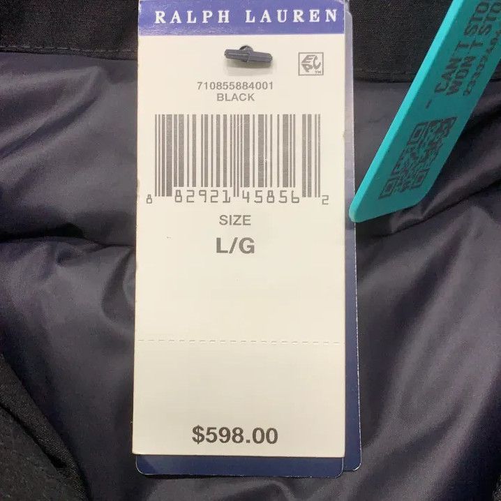 Polo Ralph Lauren Polo Ralph Lauren Men's Black Hooded Parka Size US L / EU 52-54 / 3 - 5 Thumbnail