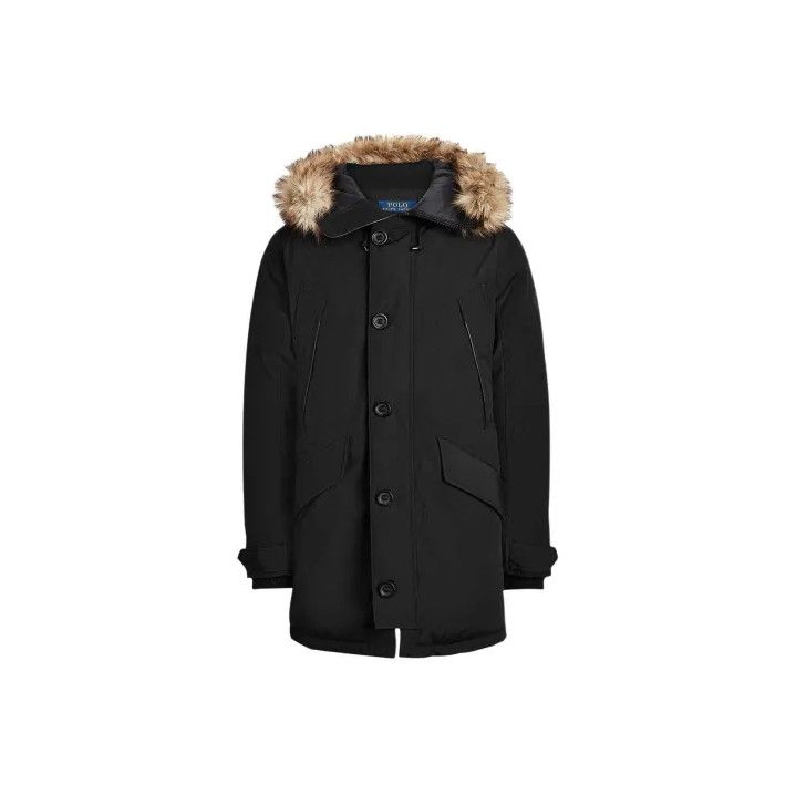 Polo Ralph Lauren Polo Ralph Lauren Men's Black Hooded Parka Size US L / EU 52-54 / 3 - 2 Thumbnail