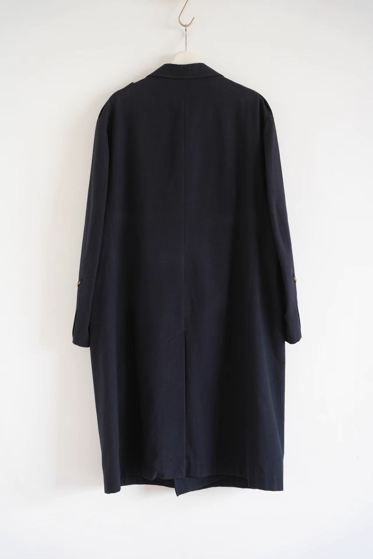 Yohji Yamamoto Blue Military-Style Long Coat Size US L / EU 52-54 / 3 - 2 Thumbnail