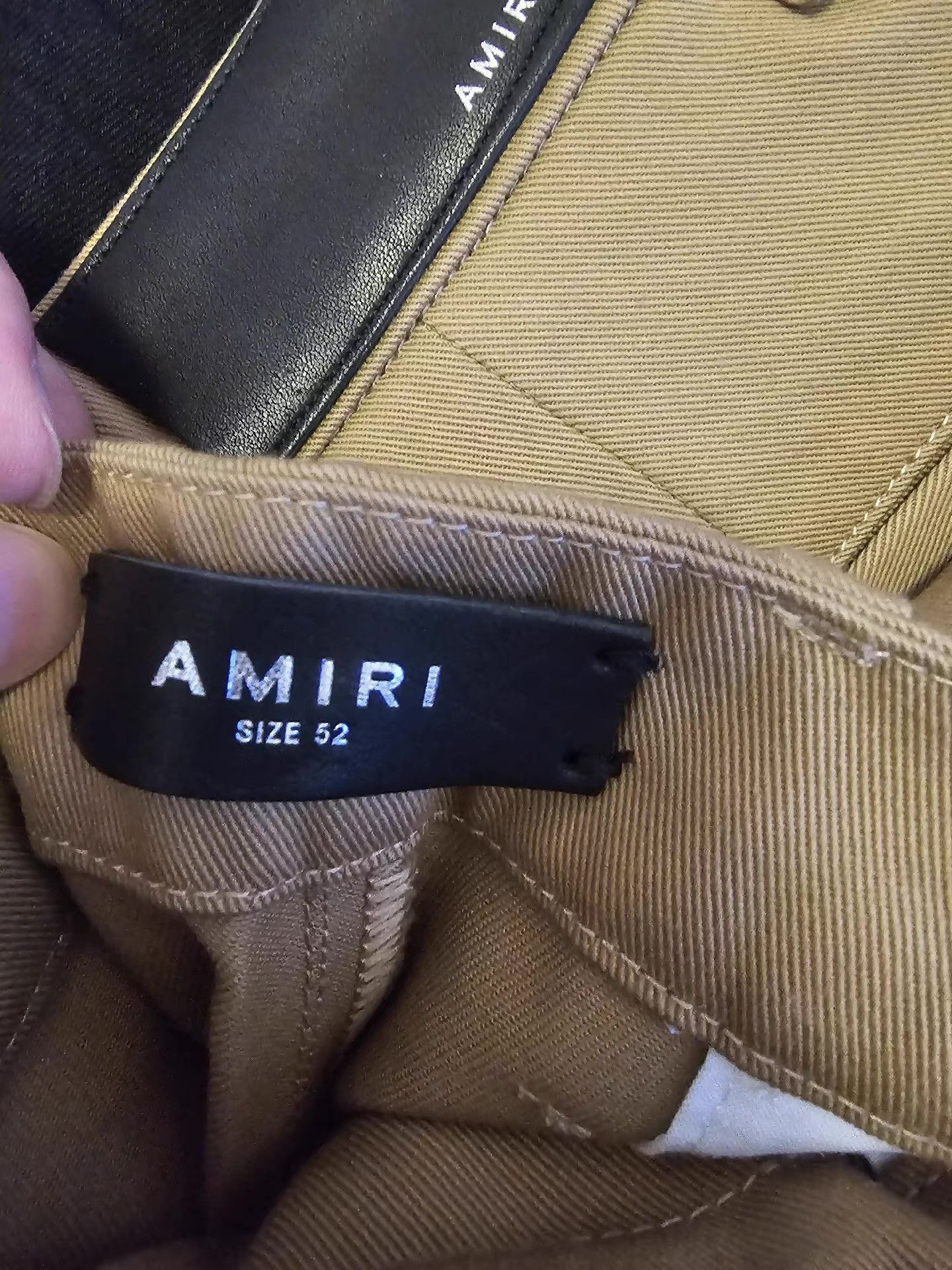 Amiri Beige Casual Pants Size 38 Size US 27 - 4 Thumbnail
