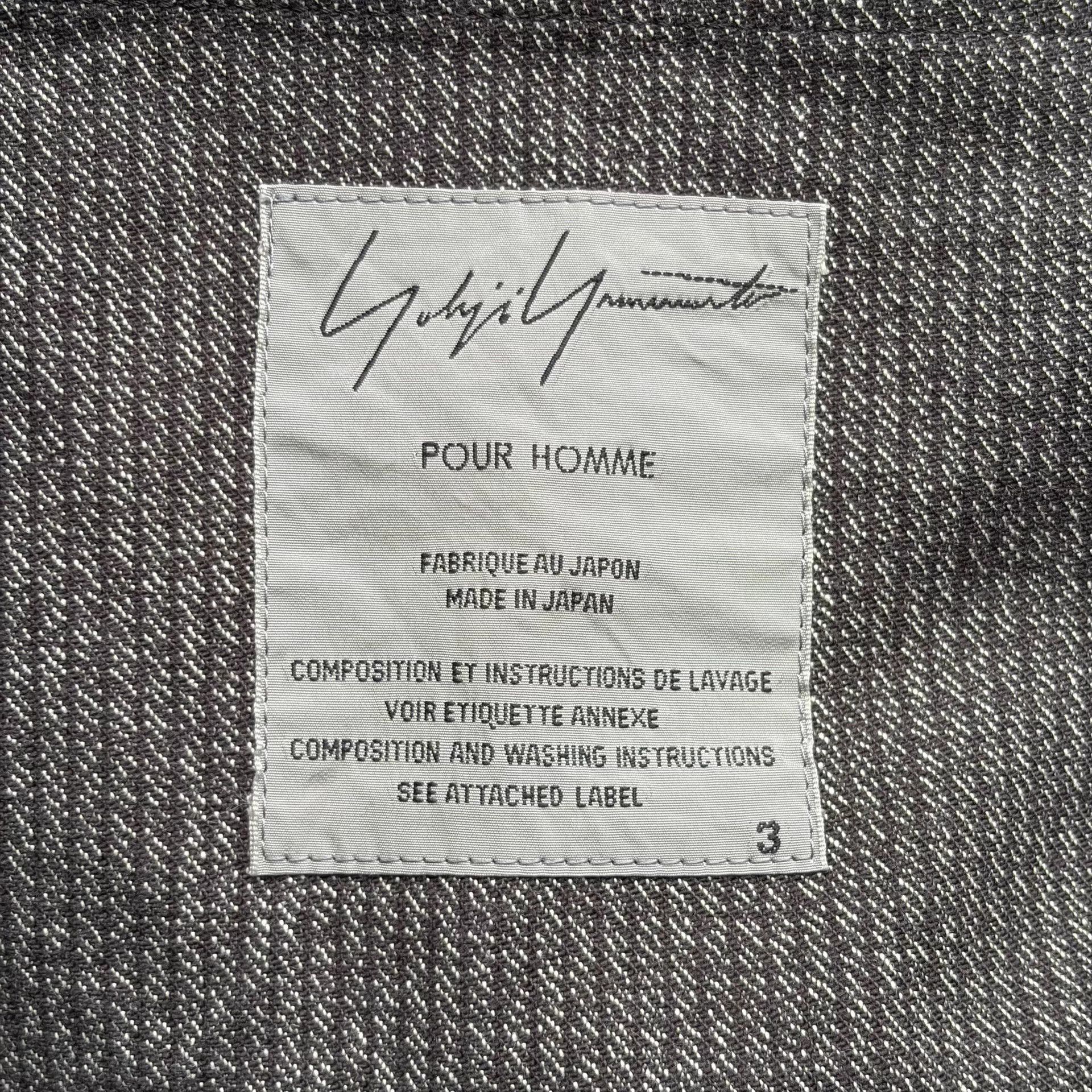 Yohji Yamamoto Gray Textured Blazer - Size L Size US L / EU 52-54 / 3 - 6 Thumbnail