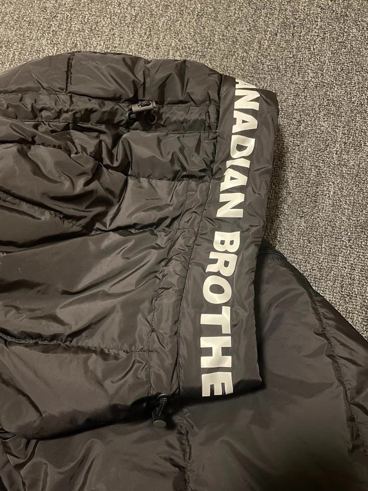 Dsquared2 Black Hooded Puffer Jacket with Logo Detail Size US XL / EU 56 / 4 - 5 Thumbnail
