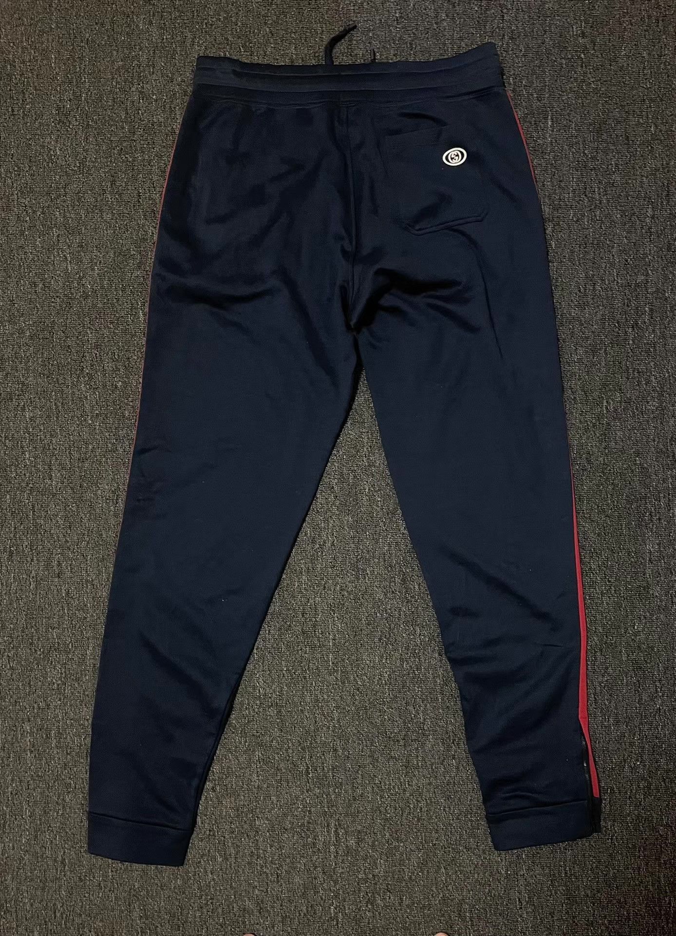 Gucci Blue Striped Sweatpants with Side Accents Size US 28 / EU 44 - 3 Thumbnail