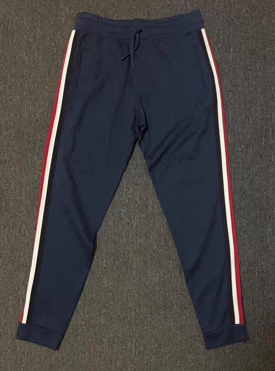 Gucci Blue Striped Sweatpants with Side Accents Size US 28 / EU 44 - 6 Thumbnail