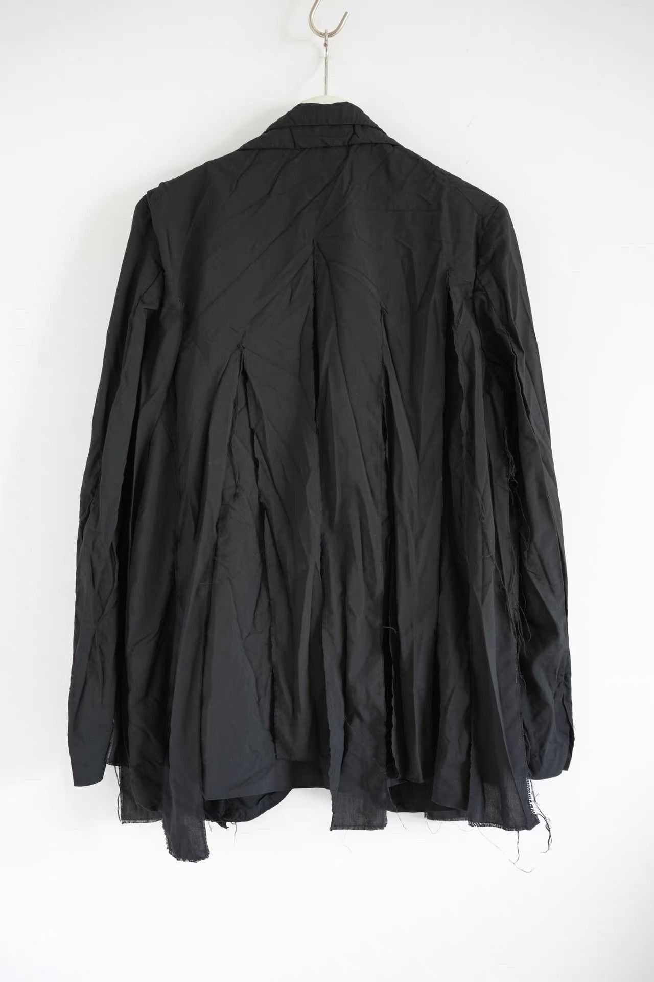 Comme des Garcons Black Frayed Detail Light Jacket Size US M / EU 48-50 / 2 - 2 Thumbnail
