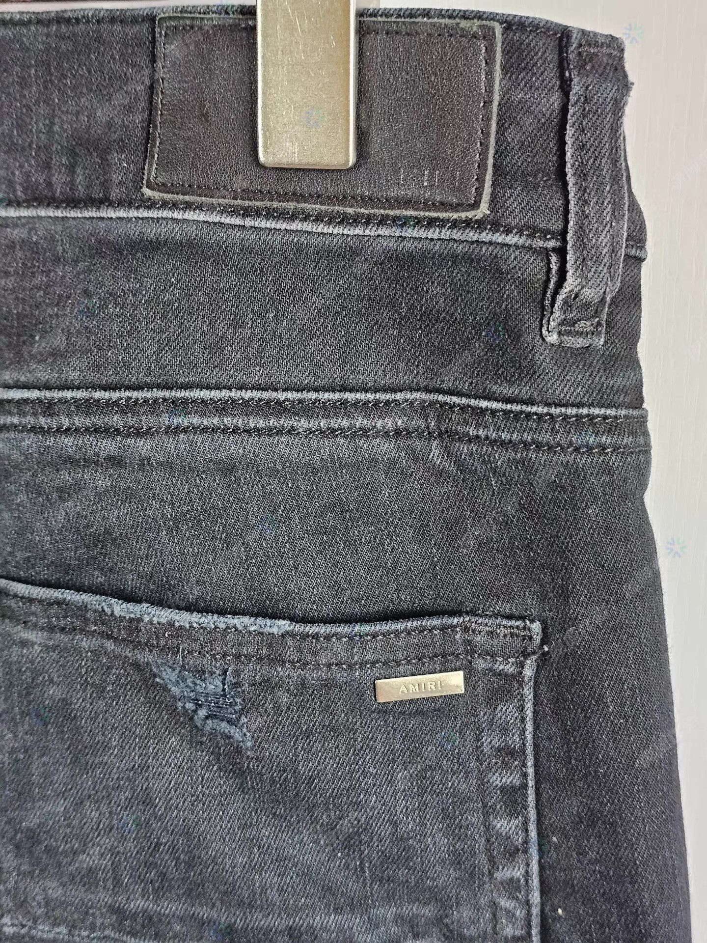 Amiri Black Distressed Denim Jeans with Paint Splatters Size US 36 / EU 52 - 4 Thumbnail