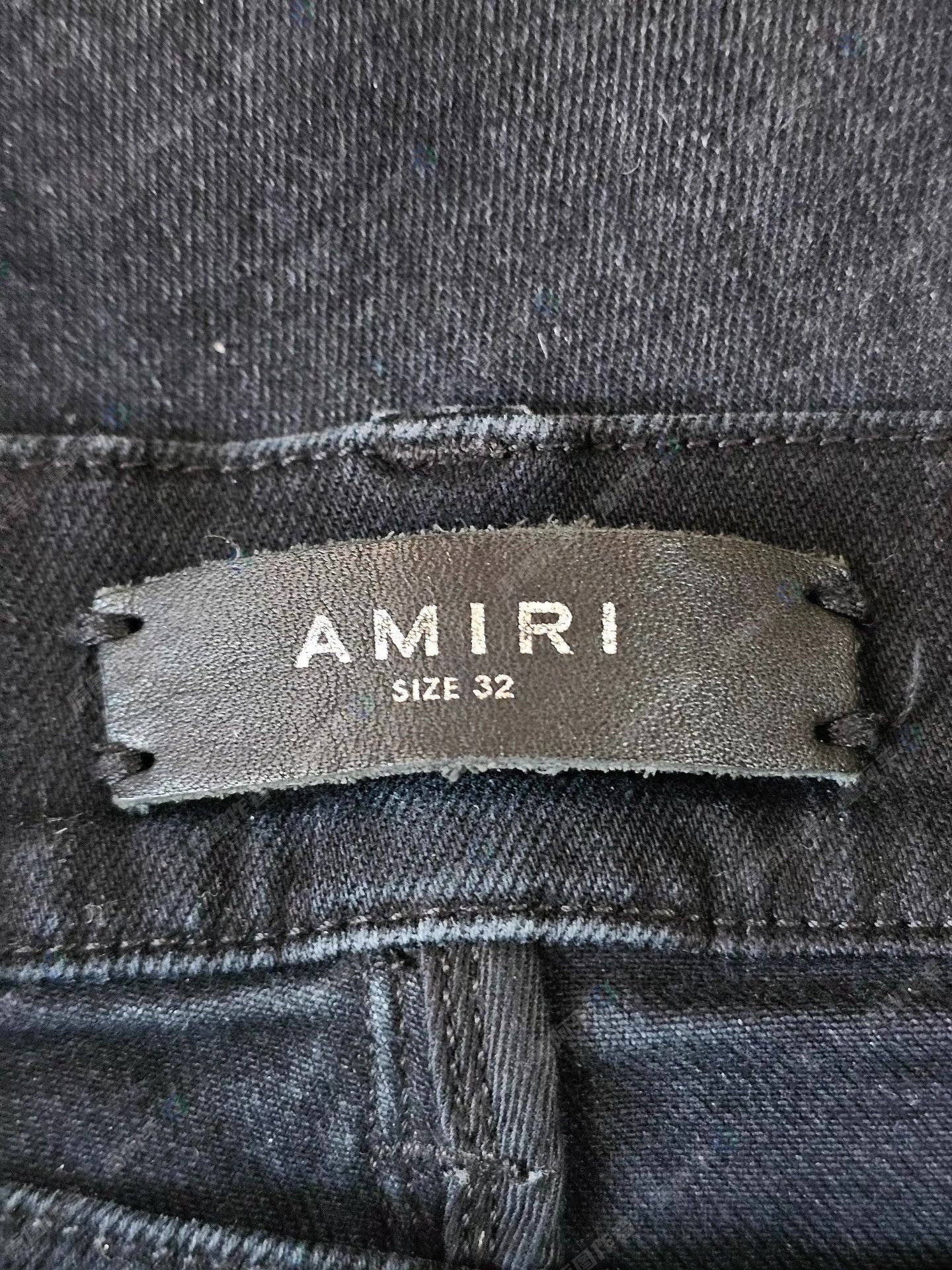 Amiri Black Distressed Denim Jeans with Paint Splatters Size US 36 / EU 52 - 5 Thumbnail