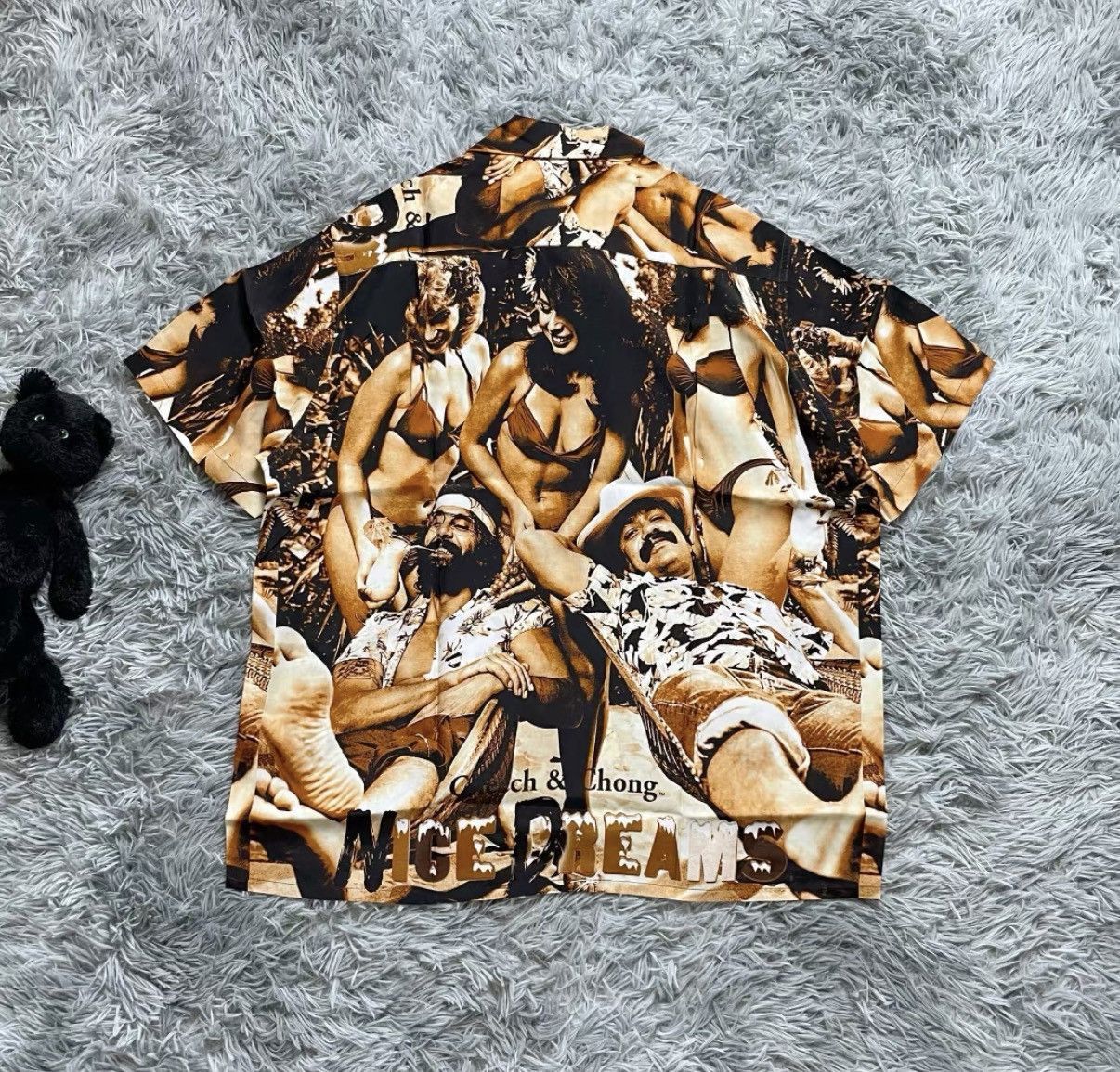 Wacko Maria Brown Graphic Print Short Sleeve Shirt Size US M / EU 48-50 / 2 - 2 Thumbnail