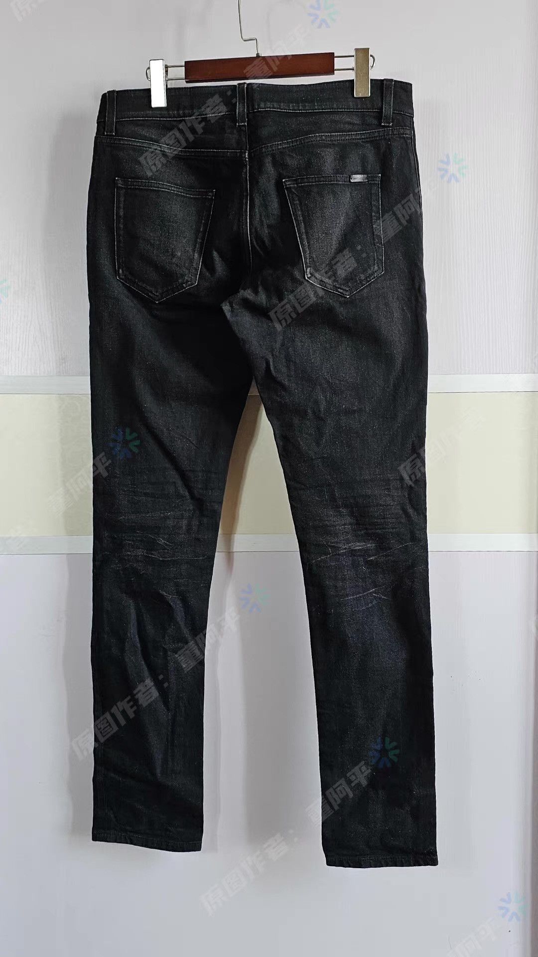 Saint Laurent Paris Black Denim Pants Size US 34 / EU 50 - 3 Thumbnail