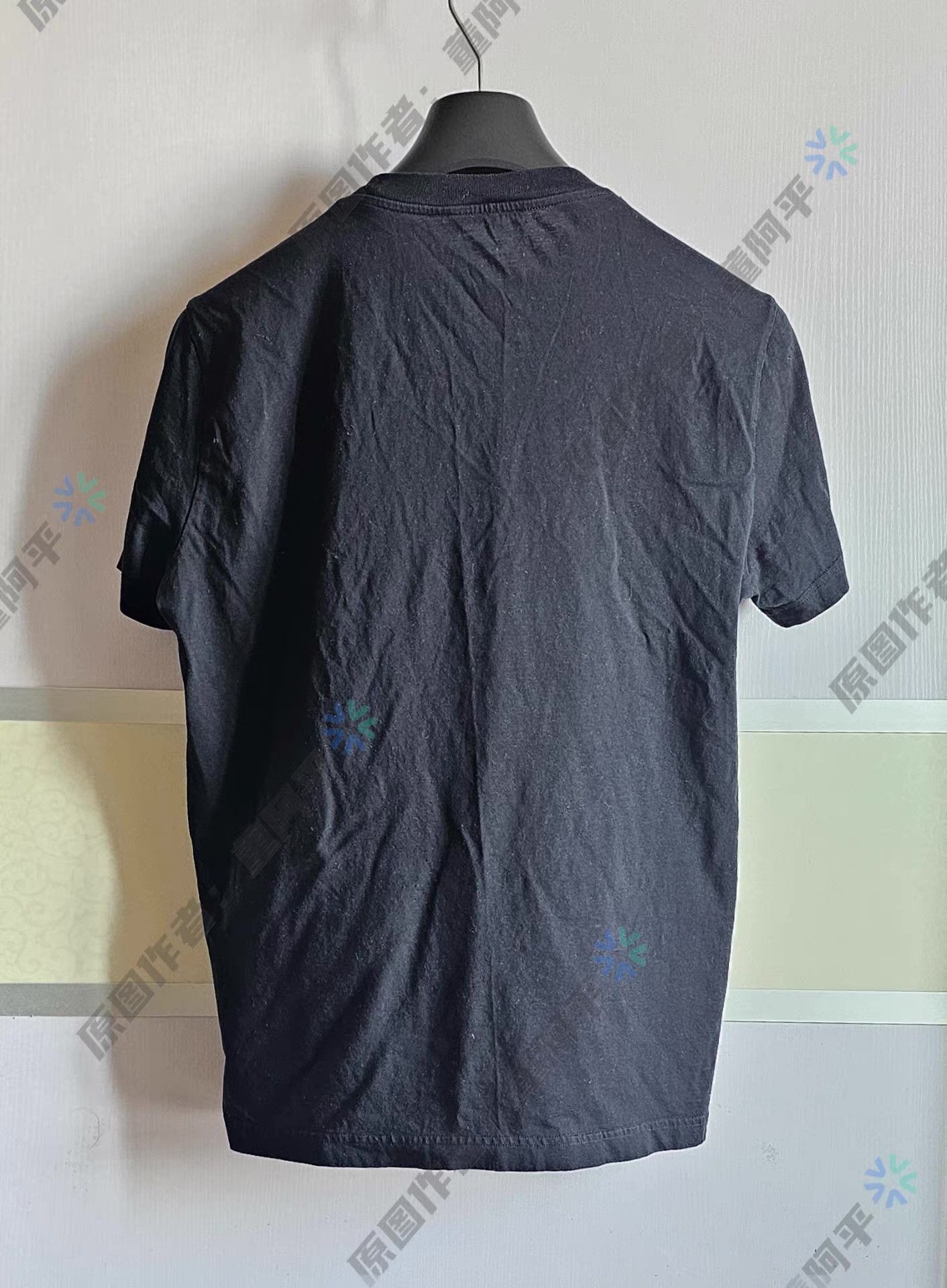 Prada Black Short Sleeve Graphic T-Shirt Size US L / EU 52-54 / 3 - 4 Thumbnail