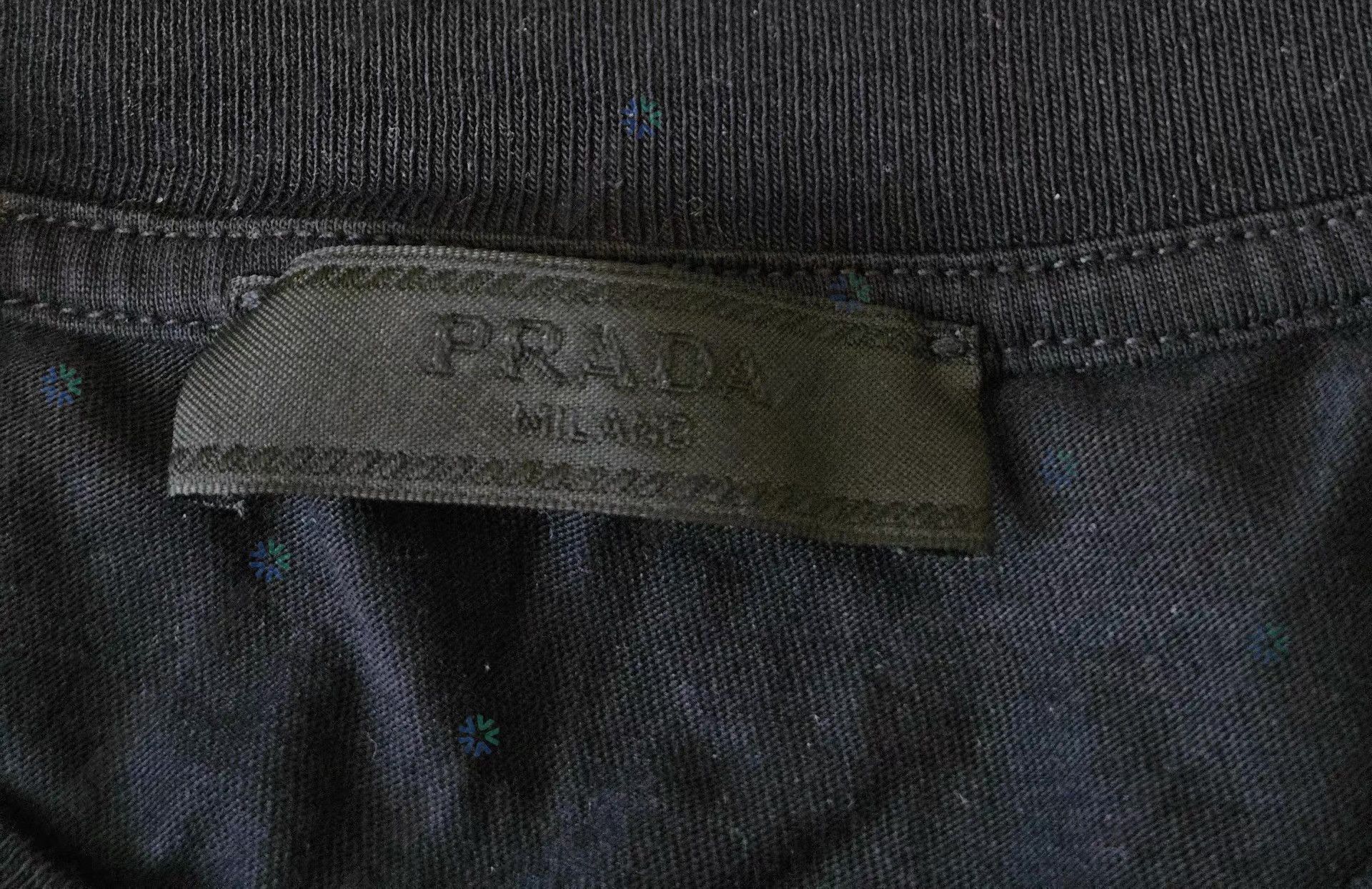 Prada Black Short Sleeve Graphic T-Shirt Size US L / EU 52-54 / 3 - 3 Thumbnail