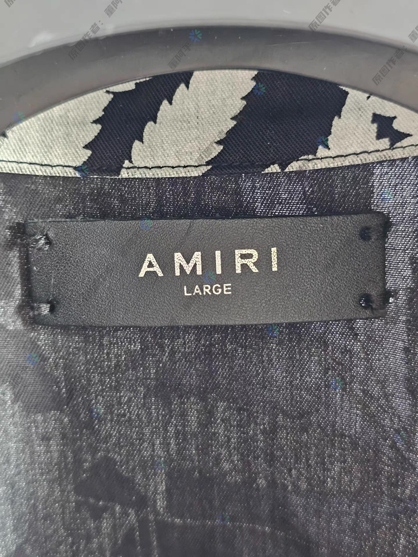 Amiri Leaf Print Short Sleeve Button-Up Shirt Size US L / EU 52-54 / 3 - 5 Thumbnail