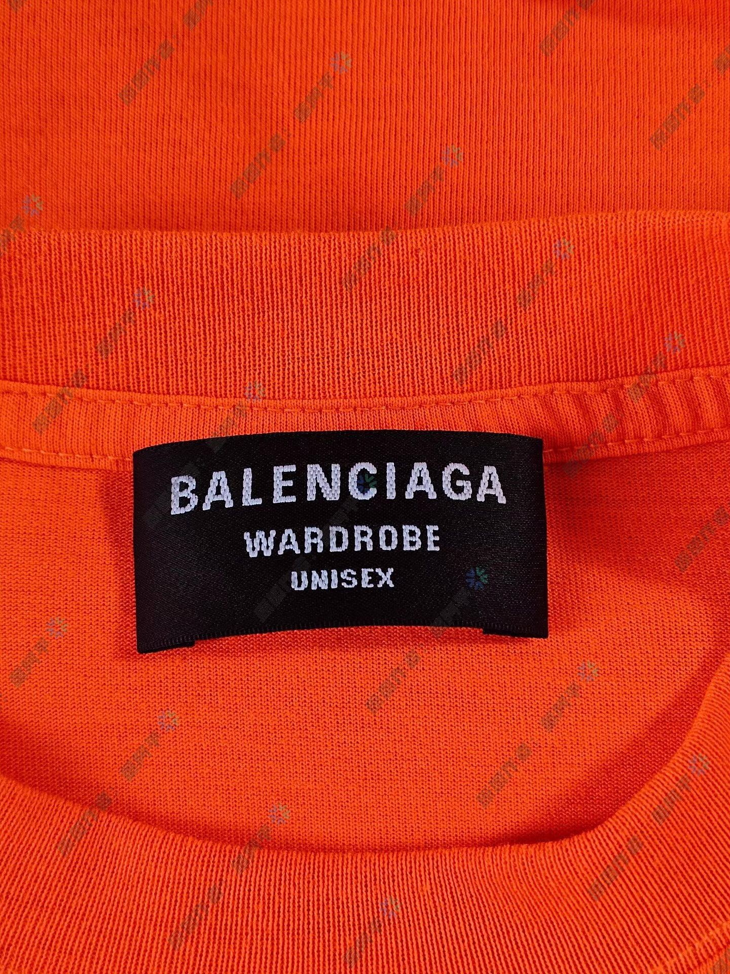 Balenciaga Orange Short-Sleeve Crewneck Shirt Size US XS / EU 42 / 0 - 6 Thumbnail