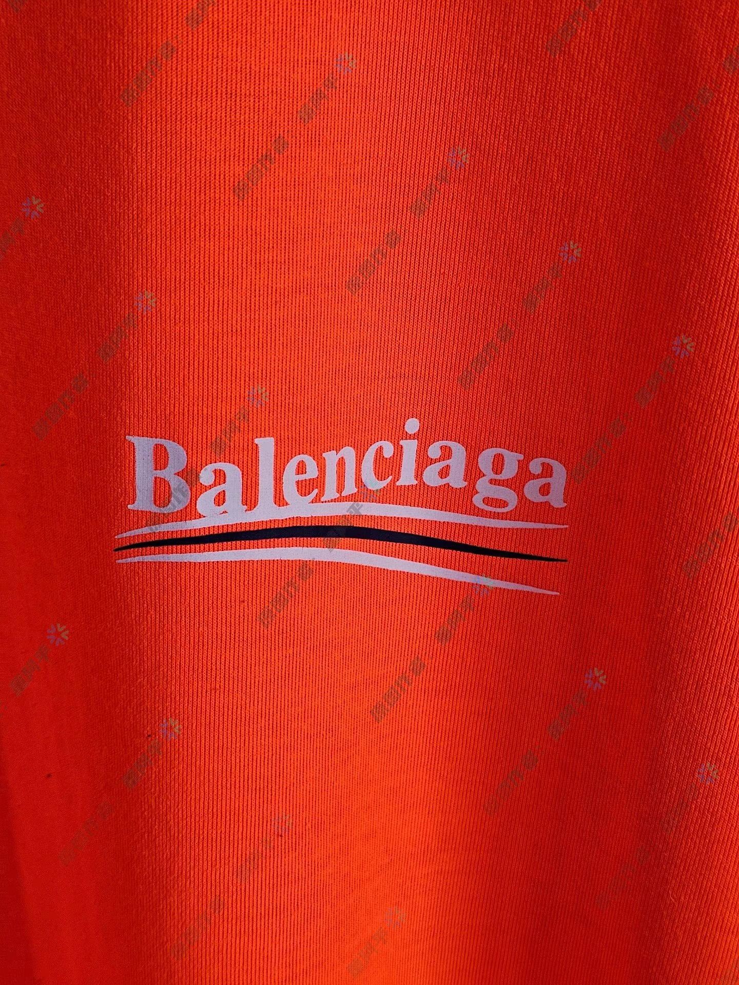 Balenciaga Orange Short-Sleeve Crewneck Shirt Size US XS / EU 42 / 0 - 4 Thumbnail