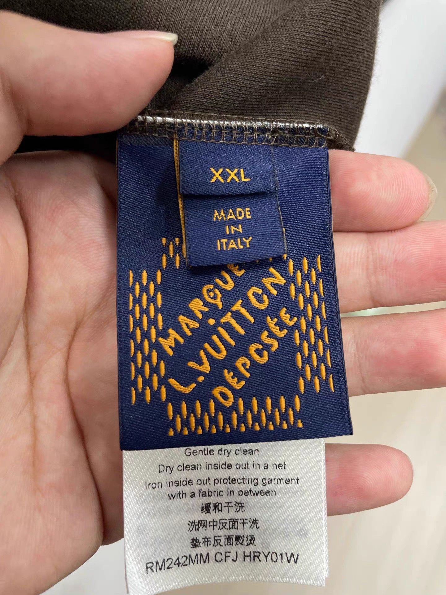 Louis Vuitton Brown Button-Front Light Jacket with Stitching Detail Size US XXL / EU 58 / 5 - 4 Thumbnail