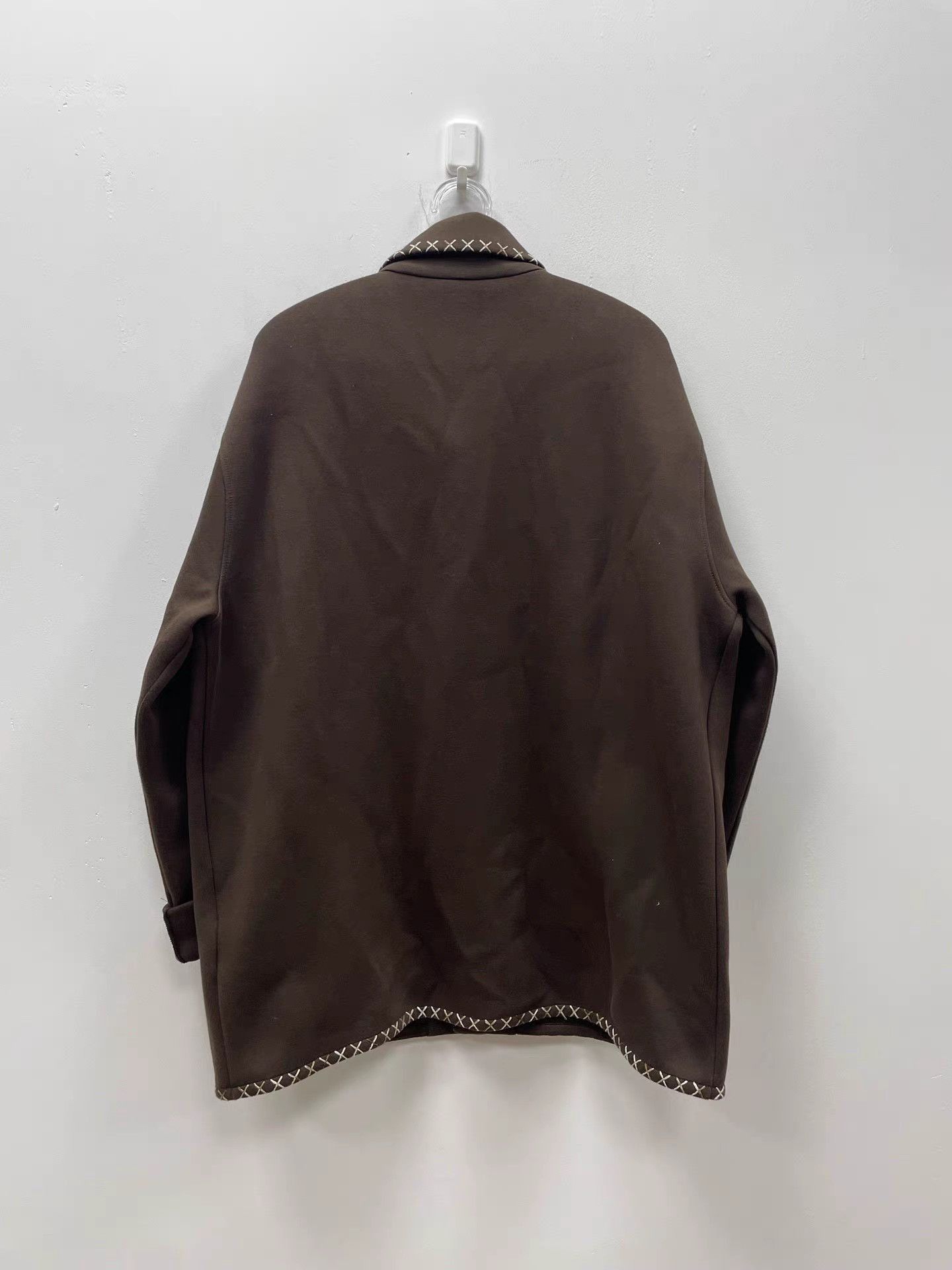 Louis Vuitton Brown Button-Front Light Jacket with Stitching Detail Size US XXL / EU 58 / 5 - 2 Thumbnail