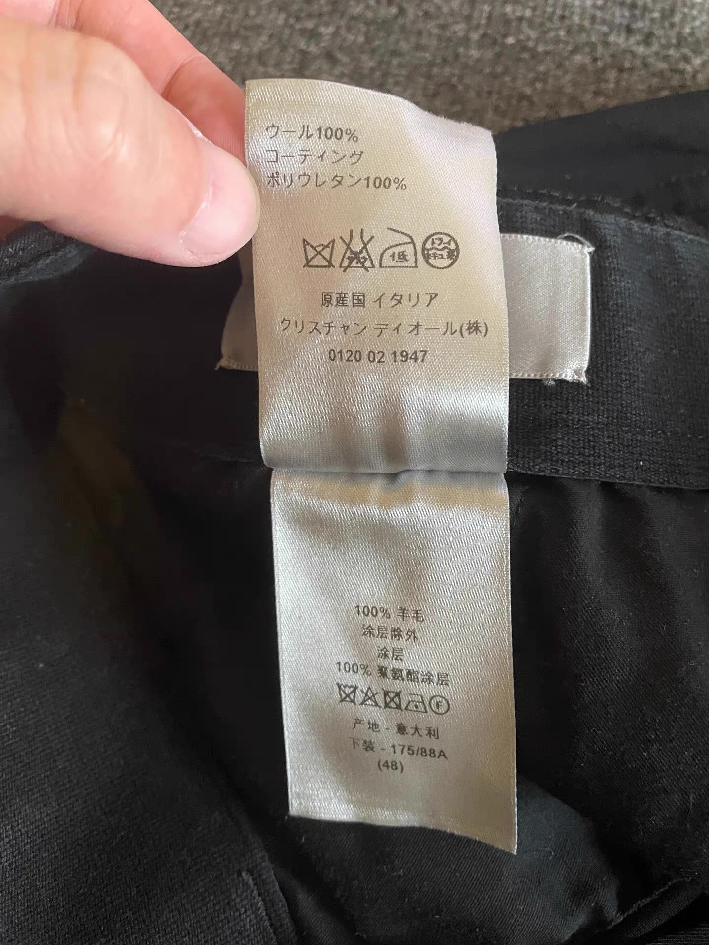 Dior Black Cargo Pants with Utility Pockets Size US 34 / EU 50 - 5 Thumbnail