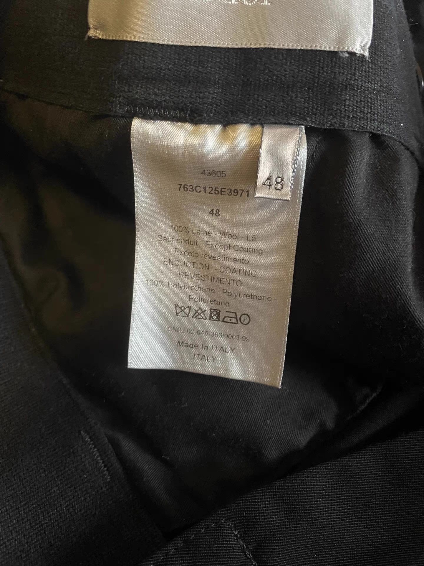 Dior Black Cargo Pants with Utility Pockets Size US 34 / EU 50 - 6 Thumbnail
