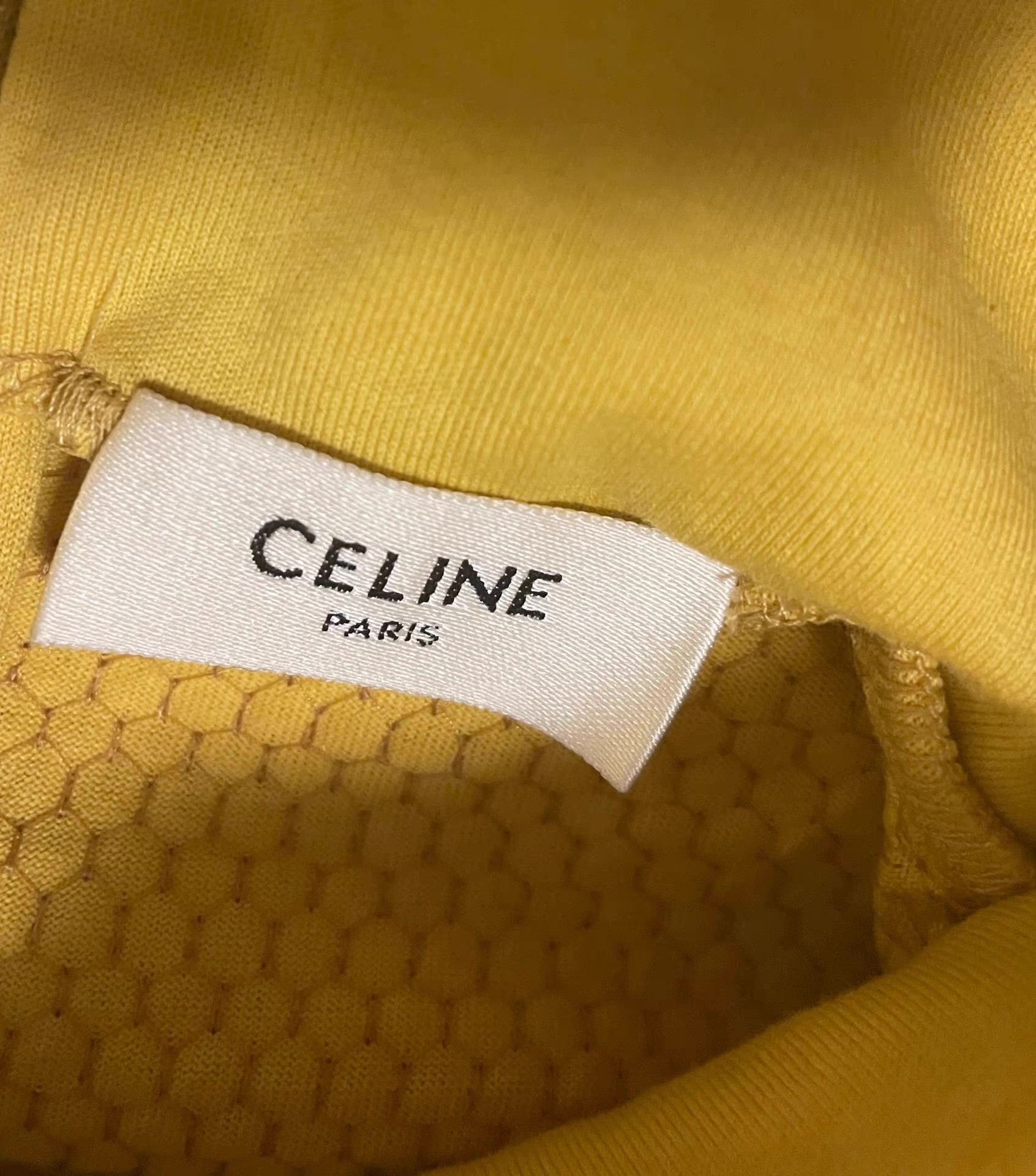 Celine Gold Sequin Long Sleeve High Neck Top Size M Size US M / EU 48-50 / 2 - 4 Thumbnail